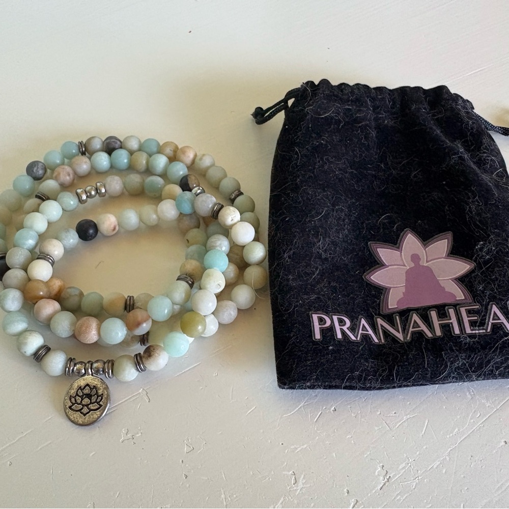 Amazonite Beaded Necklace - Soft Pastel Green